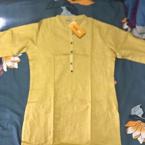 New Women Dark Yellow Kurta