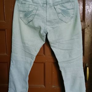 Denim Jeans | Strachable Fabric | Light Blue