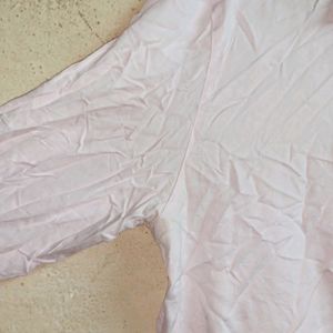 UNIQLO Formal Shirt Top Full-sleeve Pink