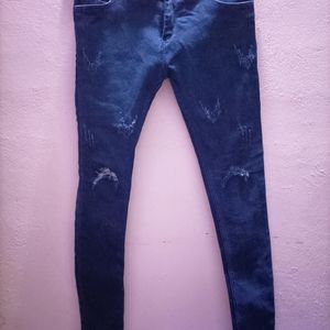 Scrach Effect Jean Pant