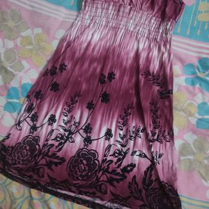 Wine Skin Fit Dress