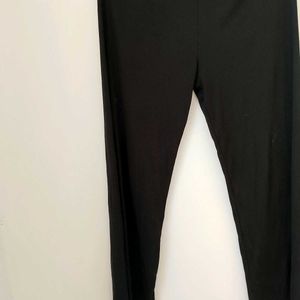 Black Ribbed Evergreen Trouser.