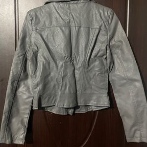 Faux Leather Biker Jacket