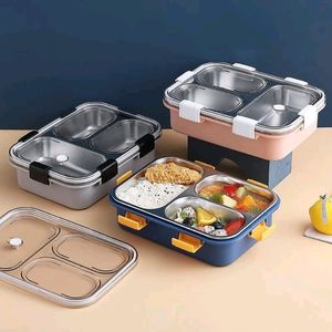 3 Compartment Leakproof Lunchbox Multi Colour 1 Quantity