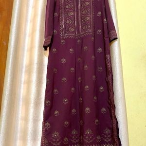 Sale💥💥Grapewine Colour Elegant Kurta✨️