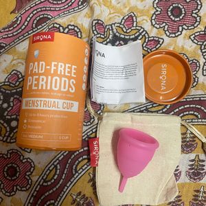 New Sirona Menstrual Cup *never Used*