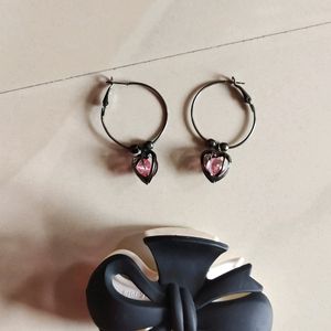 Earring And Hair Clip