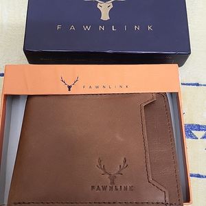 Gents Wallet New Genuine Leather Fawnlink