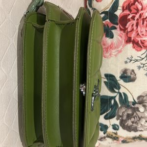 Olive Colour Handbag Very Pretty And Used Only 1