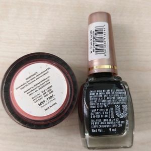 Lakme Eyeliner And Rivona Beetroot Lip Balm