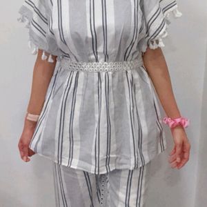 Beautiful Striped Co-ord Set