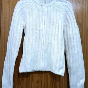 Zipped Knitted Cardigan