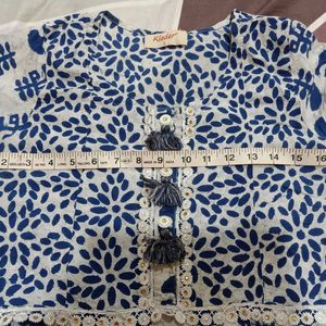 💙 Women Cotton Anarkali Style Kurti 💙