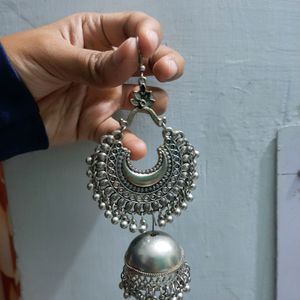 Oxidized Earrings(Jhumka)