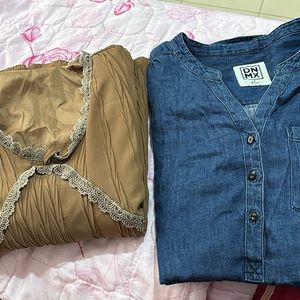 Combo Jeans Full Sleeve Tshirt And Cute Top