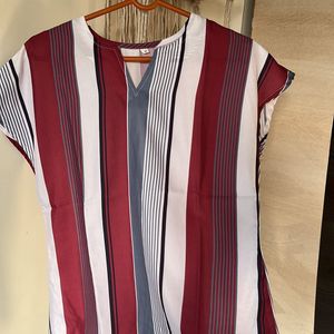 Price drop TAGAS Semi Formal Top In Vertical Stri