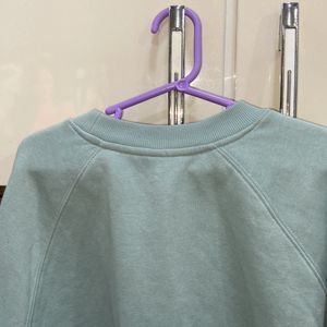 h&m sweatshirt pista green