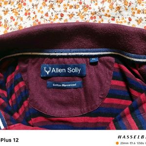 PREMIUM Horizontal Stripes Allen Solly T Shirt-X