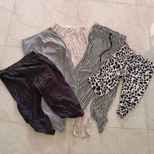 Combo Of 5 Home wear Pants