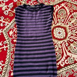 Purple dress, sleeveless