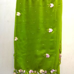 Green Saree