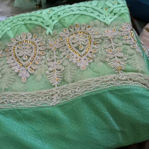 Like New Light Green Saree