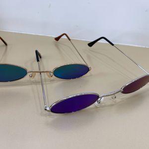 2 Unisex Multi-colour Sunglasses