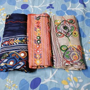 Three Peace New Dupatta