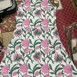 Greciilooks Pink Green Kurta Set