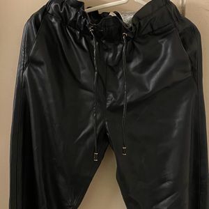 Zara Leather Trousers