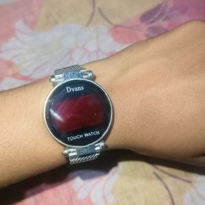 LADIES TOUCH SCREEN STEEL WATCH