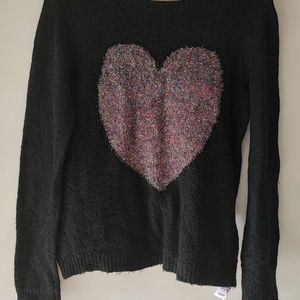 M&S Heart Pullover Size 36