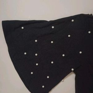 Branded UMM Cute Black Top