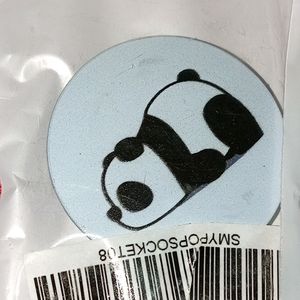 Cute Panda Mobile Stick Socket