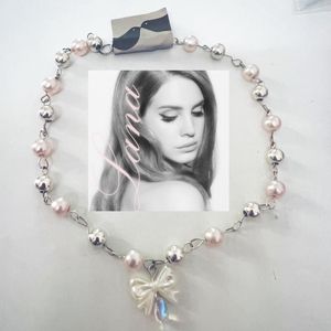 lana del rey coquette bow necklace