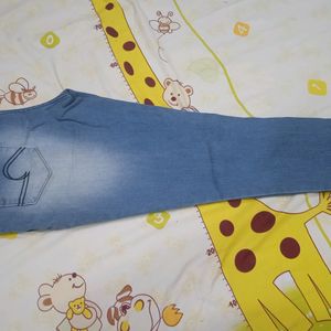 Denim Bottom Skinny Jeans New With Tag