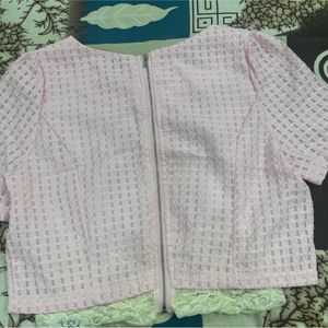 cute babypink crop top