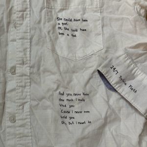 White Shirt With The Smiths Lyrics