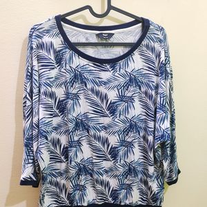 Max Top - Blue And White