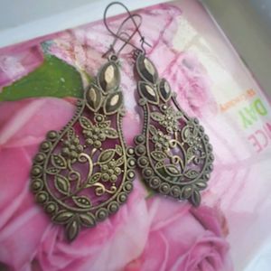 Traditional Oxidised Earrings