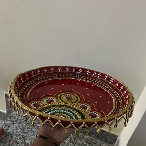 Handmade Pooja Thali For Festival