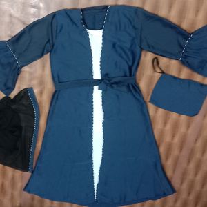 Dubai Style Princess Abaya Set