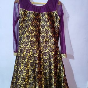 New Ethnic Floor Legth Gown With Diamond Work