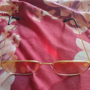 Light Orange Colour Sunglasses One Time Used