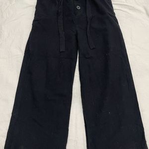 Black Cotton Trouser