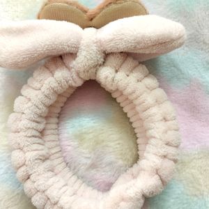 Cute Peachy Skincare Headband