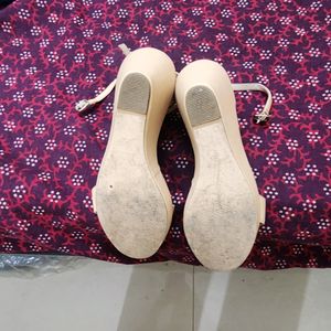 Classy Beige Allen Solly Wedges