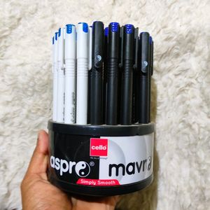 Aspro Marvo Blue Dot Pen . 🖊️