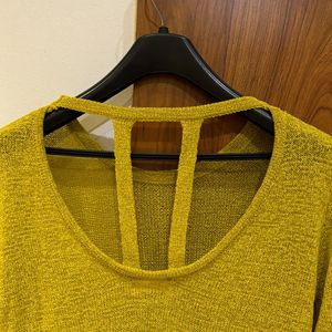 Yellow Crop Top