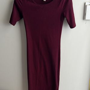 Maroon H&M Dress